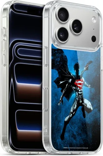 Vista 19 de Head Case Designs Officially Licensed Superman DC Comics Collage 80th Anniversary Gel Case [Military Grade Protection] Compatible with Apple iPhone