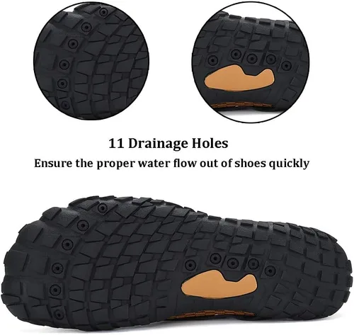 Vista 6 de AFT AFFINEST Zapatos acuáticos para hombre y mujer, zapatos acuáticos de secado rápido, zapatos de playa descalzos para natación, piscina, yoga