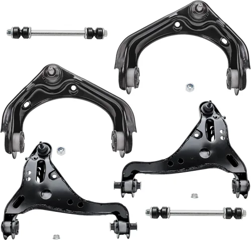 Vista 26 de Detroit Axle - Kit de brazos de control delantero para Chevy Silverado 1500 GMC Sierra 1500 GMC Sierra 1500 Avalanche Yukon Tahoe Escalade ESV EXT