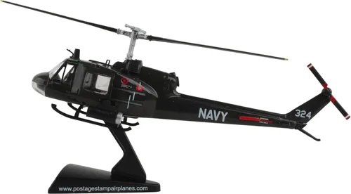 Vista 2 de Sello Postal UH-1 Huey HAL-3 Seawolves 1/87 Modelo fundido a presión