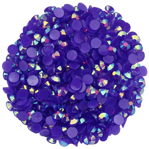 Vista 9 de 4500 diamantes de imitación SS6 de 0.079 in AB con parte trasera plana para uñas, manualidades, gemas redondas de brillo, cristales para bricolaje