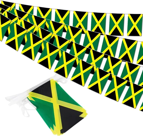 Vista 20 de Bandera de cuerda de calidad premium de 95 pies con 100 países - Banderines internacionales vibrantes perfectos para decoraciones de fiesta, bares