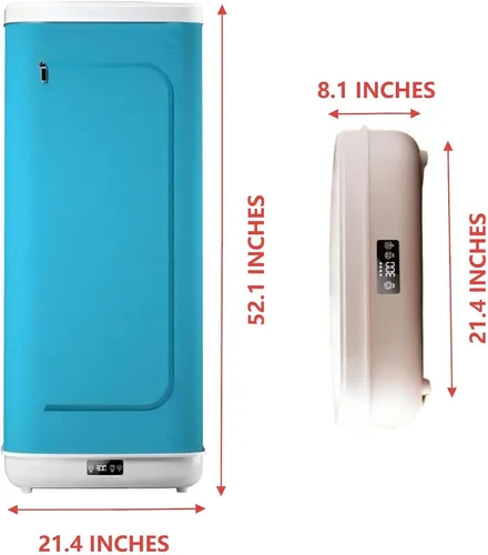 Vista 9 de Secadora Portátil, Mini Máquina de Cuidado de la Ropa con Control Remoto, Rápida/Fácil de Usar/Pequeña, Adecuada para Espacios Pequeños