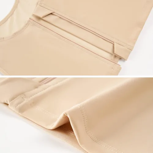 Vista 4 de XUJI Transgender FTM - Carpeta transpirable con cremallera y medio pecho