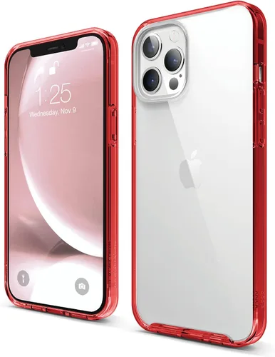 Vista 11 de elago Funda híbrida transparente compatible con iPhone 12 Pro Max de 6.7 pulgadas (negro) - Funda protectora a prueba de golpes