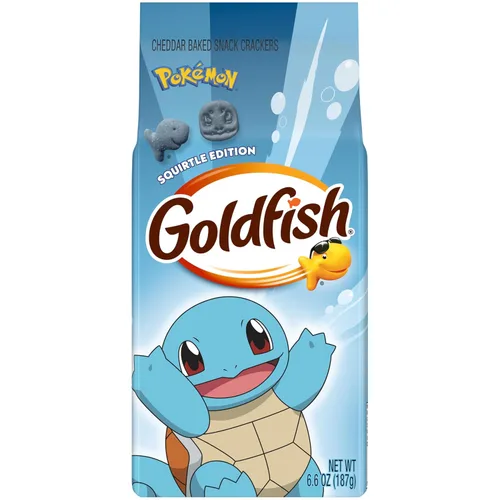 Vista 10 de Goldfish Pokémon Bulbasaur Edition Cheddar - Galletas horneadas para aperitivos, bolsa de 6.6 onzas