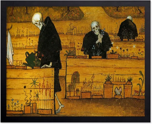 Vista 64 de Poster Master Póster de fotografía vintage, impresión gótica retro, regalo para artista, amigo, Halloween, familia espeluznante, disfraz extraño