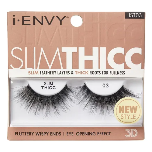 Vista 10 de i-ENVY - Pestañas postizas Thicc 3D con aleteo, pestañas postizas (02)