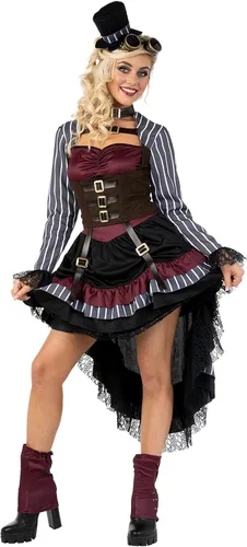 Vista 2 de Morph - Disfraz Steampunk Mujer - Disfraz Steampunk Mujer - Disfraces de Halloween para Mujer Steampunk - Disfraces Punk para Mujer