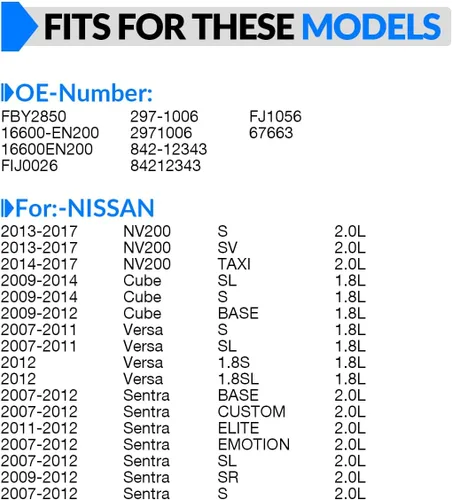 Vista 2 de Inyectores de combustible mejorados aptos para: Nissan Sentra