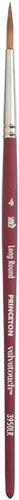 Vista 13 de Princeton Velvetouch Mini Pincel Filbert, Sintético, Mango Corto, Tamaño 0, 1 Unidad