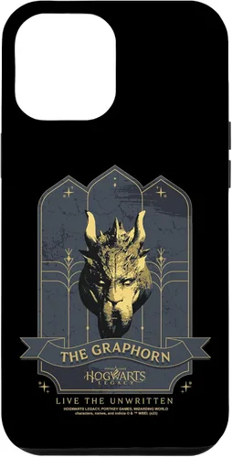 Vista 6 de Funda para iPhone 14 Hogwarts Legacy The Graphorn Golden Logo V2