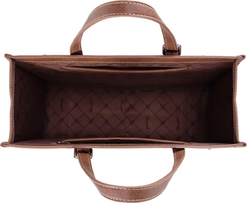 Vista 4 de Wrangler Aztec - Bolso de hombro abierto de lona con estampado azteca y cartera cruzada