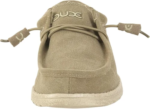 Vista 4 de Hey Dude Wally - Calzado de gamuza para hombre, Beige, 8