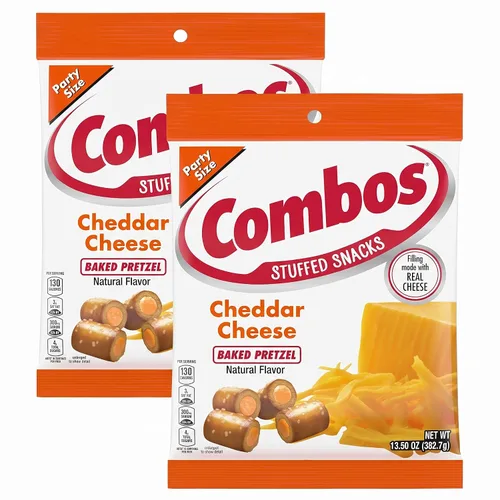 Vista 9 de Combos Bocadillos de pretzel horneados con queso cheddar, 13.5 onzas, bolsa, 13.5 onzas
