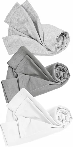 Vista 54 de Natural Uniforms Camiseta Under Scrub para mujer, cuello redondo, manga larga, paquete de 3, paquete múltiple de 3