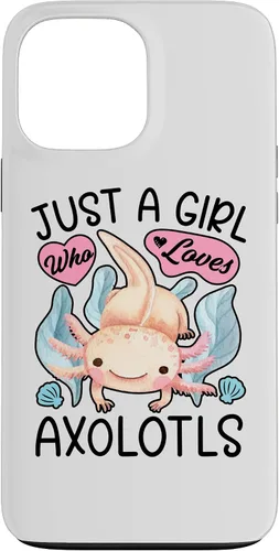 Vista 24 de Just A Girl Who Loves Axolotls Axolotl Lovers Funny Kawaii Case for iPhone 16