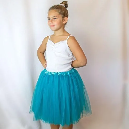 Vista 2 de My Lello. Tutu de bailarina de 3 capas para niñas grandes (4T-10 años).