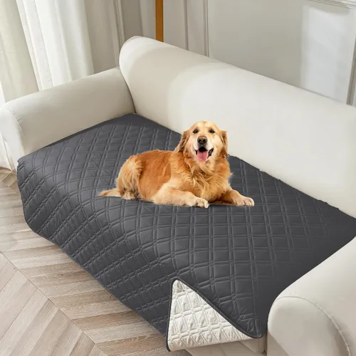 Vista 31 de Fundas impermeables para sillas reclinables, fundas reclinables para perros y mascotas, lavable, antideslizante, funda para silla reclinable