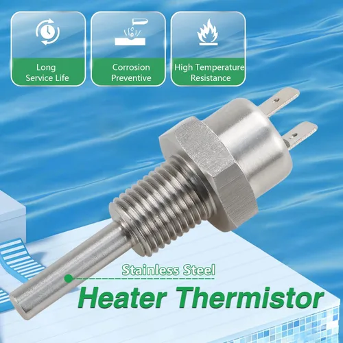 Vista 5 de El kit de reparación de calentador de piscina incluye sensor de combustión apilable, interruptor de límite alto y termistor de calentador compatible