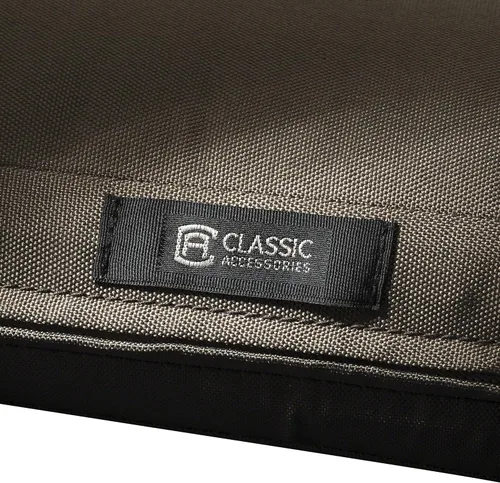 Vista 11 de Classic Accessories Ravenna - Cojín rectangular para asiento de patio, Gris topo oscuro