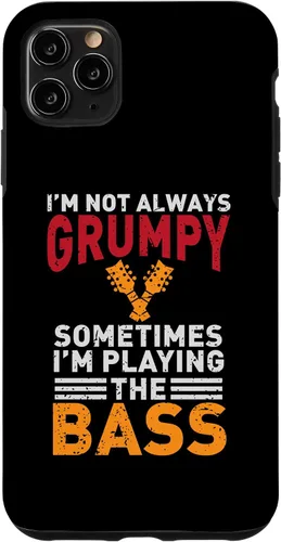 Vista 11 de Funda para iPhone 15 Pro Max Bass Guitar Player Funny Retro Music Electric Guitar Bassist