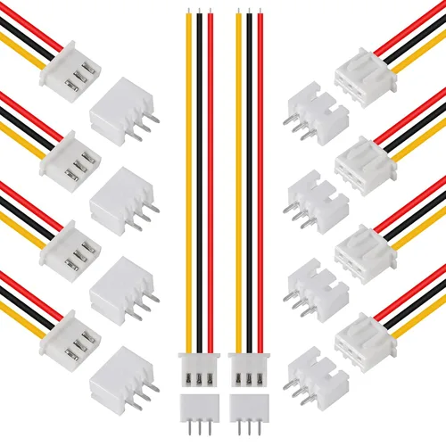 Vista 13 de ACEIRMC XH - Juego de conectores JST-XH, 10 pares de conectores macho y hembra, conector de conector macho y hembra de 0.100 in, 10 pines, con cable