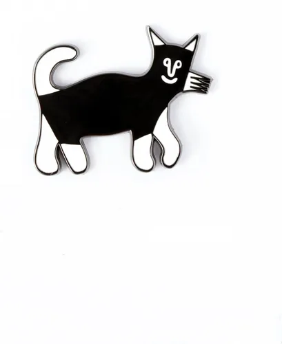 Vista 13 de FCFD Black Cat Enamel Pins Best Cat Brooch and Lapel pins for men and women Black Cat Pins