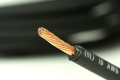 Vista 2 de TEMCo - Cable solar de calibre 10 AWG Negro
