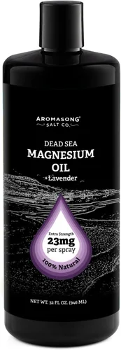 Vista 9 de Aromasong Spray de Magnesio Pomelo - Fuerza Extra (23 mg en cada pulverización) 8 Oz - Aceite de magnesio natural y puro en spray - Fabricado