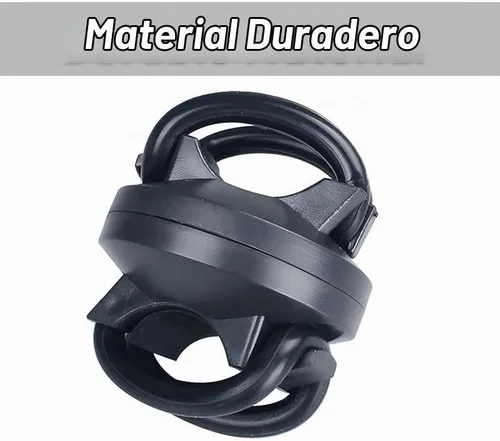 Vista 3 de Paquete de 2 soportes para linterna de bicicleta, accesorios universales de montaje de luz de bicicleta, abrazadera ajustable para linterna