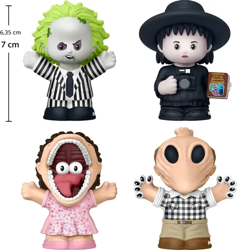 Vista 5 de Little People COLLECTOR Beetlejuice, juego de 4 figuras