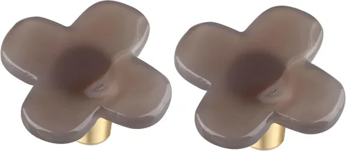 Vista 7 de Rockcloud Cajón de perilla de ágata con tornillos, mango de ágata morada en forma de corazón para armario, armario, accesorios de ferretería