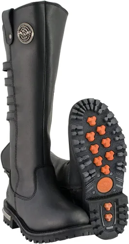 Vista 8 de Milwaukee Leather Botas de Motociclista de Cuero para Mujer de Rodilla a Altura de la Pierna Colección Premium MBL