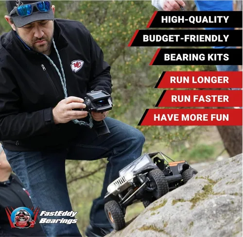 Vista 4 de FastEddy Bearings Compatible con el kit de rodamientos sellados Traxxas X-Maxx 6S (versión original)
