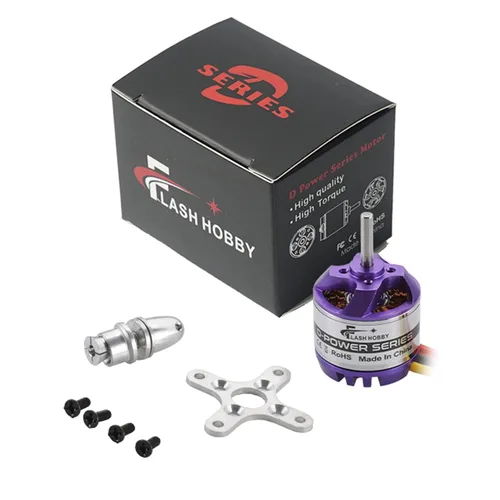 Vista 5 de FLASH HOBBY Motor sin escobillas D2830 1000KV para Multicopter (D2830-1000KV)