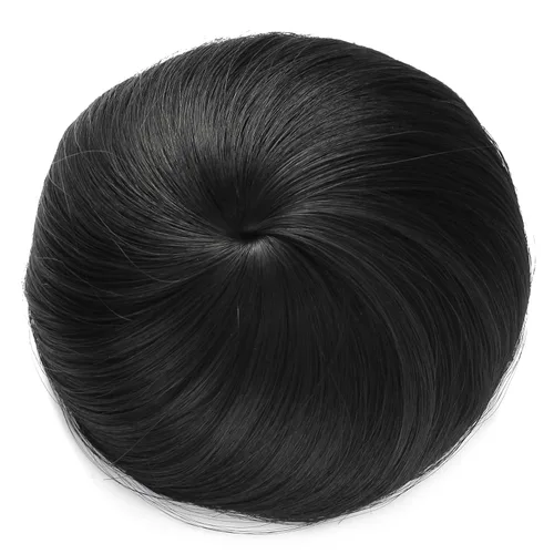 Vista 16 de Onedor Extensión de Cabello Fibra Sintética Chignon Donut Moño Peluca (10)