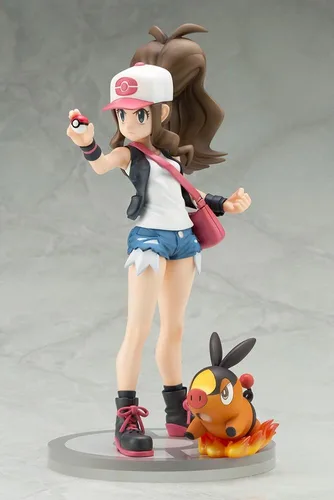 Vista 2 de Kotobukiya Pokemon: Estatua de Hilda y Tepig Artfx J