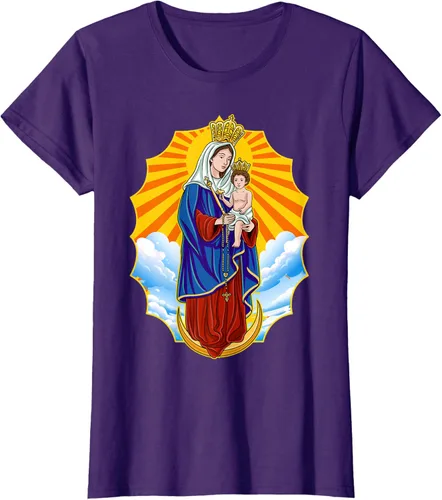 Vista 11 de Chinita Chiquinquira Venezuela Maracaibo Virgen Chiquinquira Chinita Zulia Camiseta negra