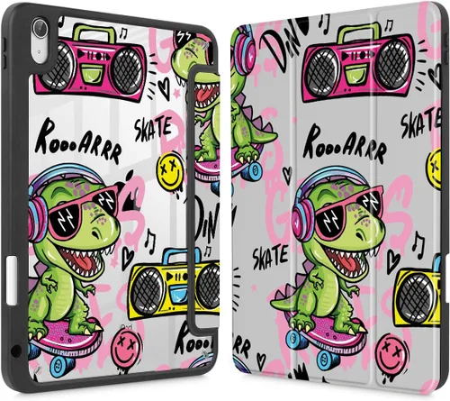 Vista 10 de Funda Mektron para iPad 2025 de 11 pulgadas (Chip A16) de 11ª generación, Compatible con iPad de 10ª generación de 10.9 pulgadas 2022, con soporte