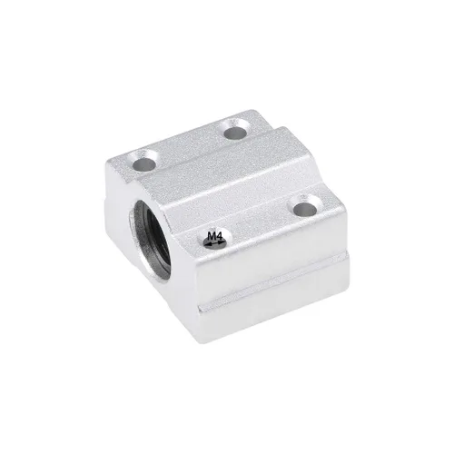 Vista 3 de uxcell Unidades lineales del bloque deslizante SCS6UU del cojinete de bolas de 19.7 ft m, orificio de 19.7 ft m 2pcs