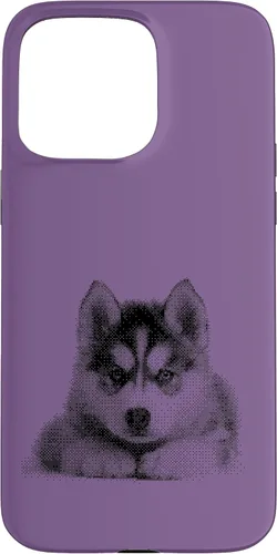Vista 28 de Chic Husky Puppy for Dog Mom and Paw Parents Case for iPhone 16