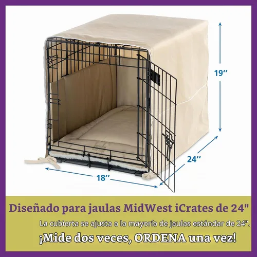 Vista 6 de Pet Dreams El juego de 3 piezas incluye funda para jaula de perro, alfombrilla para perro y almohadilla protectora. Ropa de cama lavable para Gris