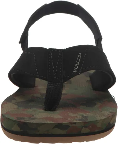 Vista 2 de Volcom Sandalia Victor unisex para niños grandes, gris, azul , 9