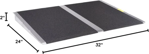 Vista 3 de Rampa de umbral Prairie View Industries, TH2432, Aluminio, 1, 1