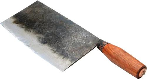 Vista 2 de Cuchillo de cocina forjado martillado a mano ZhenSanHuan