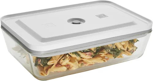 Vista 20 de ZWILLING Fresh & Save Recipiente sellador al vacío mediano, cacerola con tapa, bandeja para brownies, bandeja para lasaña, bandeja para pizza, 9.5 x