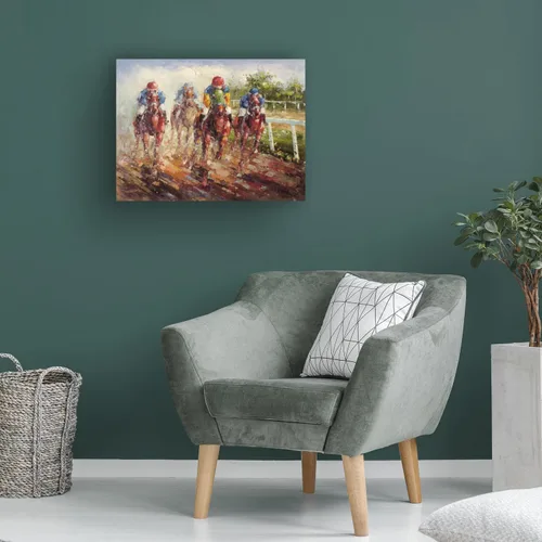 Vista 4 de Trademark Fine Art - Lienzo decorativo "Kentucky Derby" - 18 x 24 pulgadas