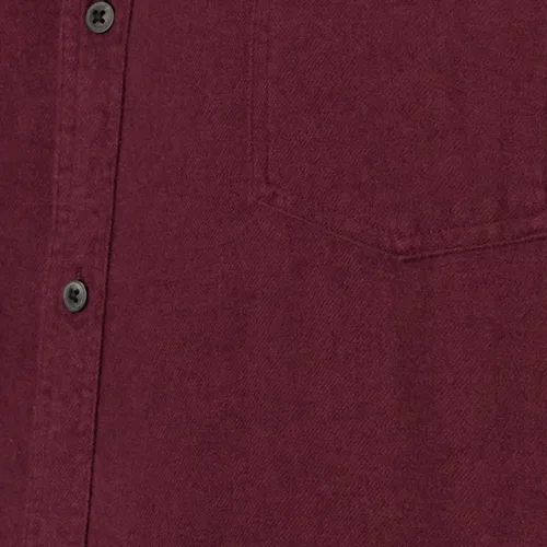 Vista 7 de Tienda Essentials - Camisa de franela de manga larga, con ajuste regular y dos bolsillos para hombre