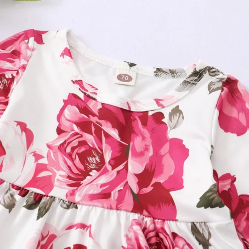 Vista 4 de XUANHAO Ropa de bebé niña de 12, 18 y 24 meses, trajes para niñas pequeñas, ropa de mezclilla con volantes, pantalones de mezclilla rasgados